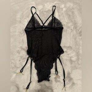 Yandy Black Lace Bodysuit